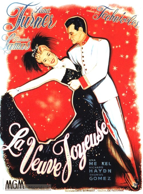 The Merry Widow - French Movie Poster