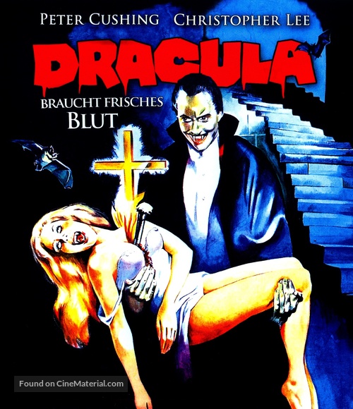 The Satanic Rites of Dracula - German Blu-Ray movie cover