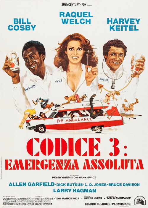 Mother, Jugs &amp; Speed - Italian Movie Poster