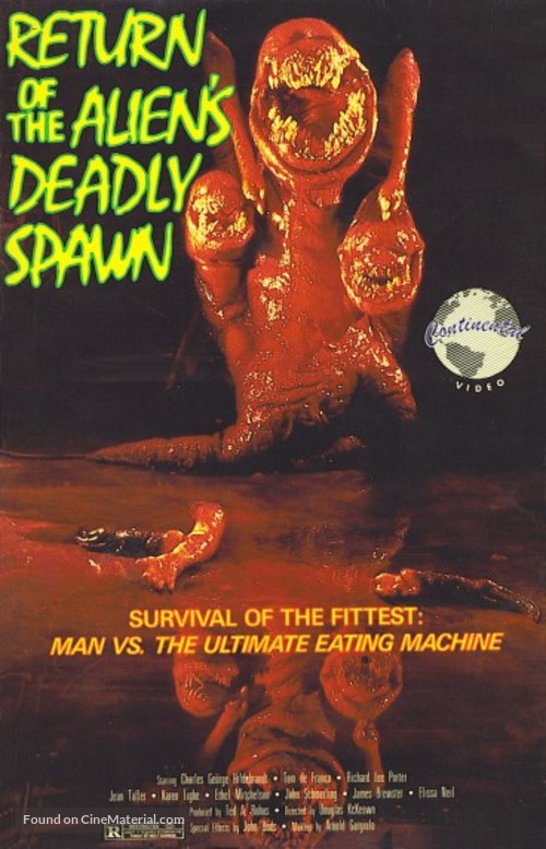 The Deadly Spawn - VHS movie cover