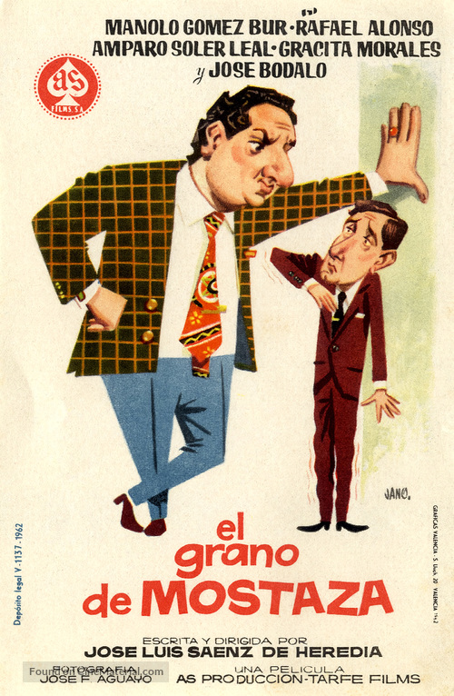 El grano de mostaza - Spanish Movie Poster