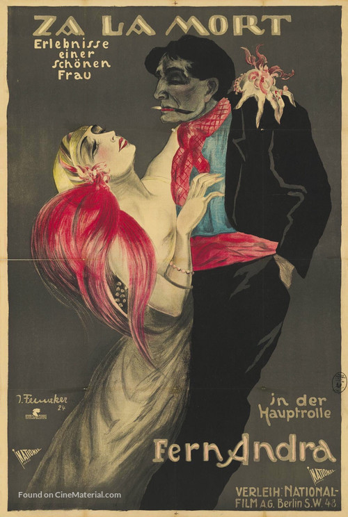 Za-la-mort - German Movie Poster