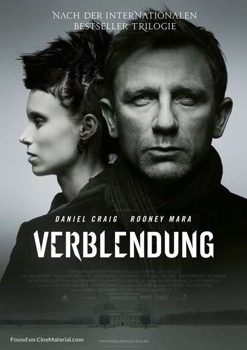 The Girl with the Dragon Tattoo - German Movie Poster