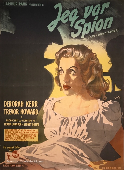 I See a Dark Stranger - Danish Movie Poster