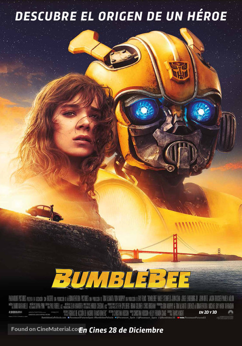 Bumblebee - Spanish Movie Poster