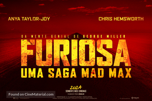 Furiosa: A Mad Max Saga - Brazilian Movie Poster