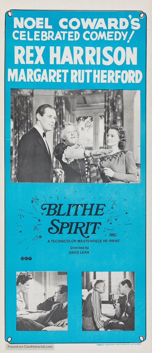 Blithe Spirit - Australian Movie Poster
