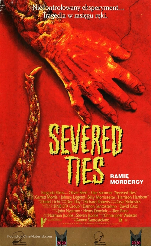 Severed Ties - Polish VHS movie cover