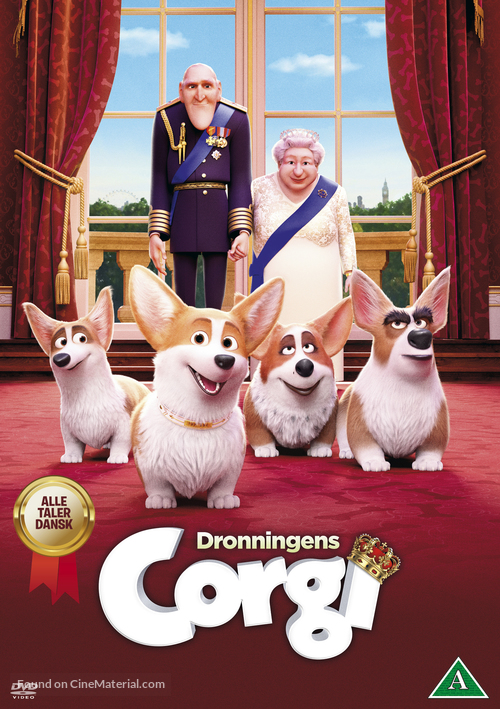 The Queen&#039;s Corgi - Danish Movie Cover