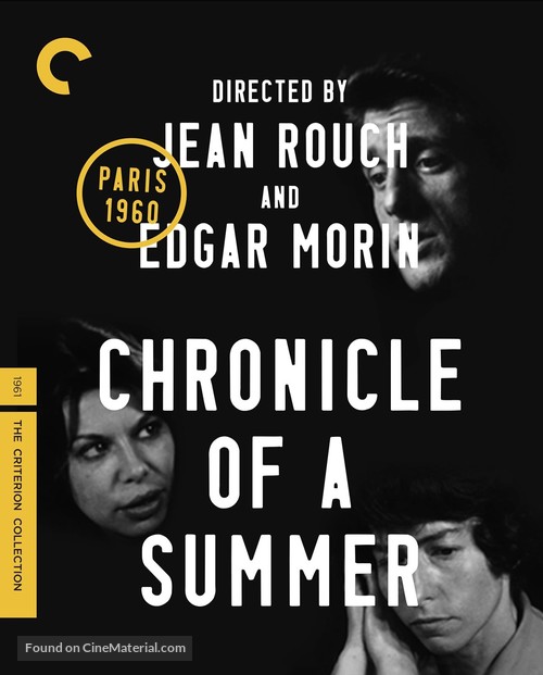 Chronique d&#039;un &eacute;t&eacute; (Paris 1960) - Blu-Ray movie cover