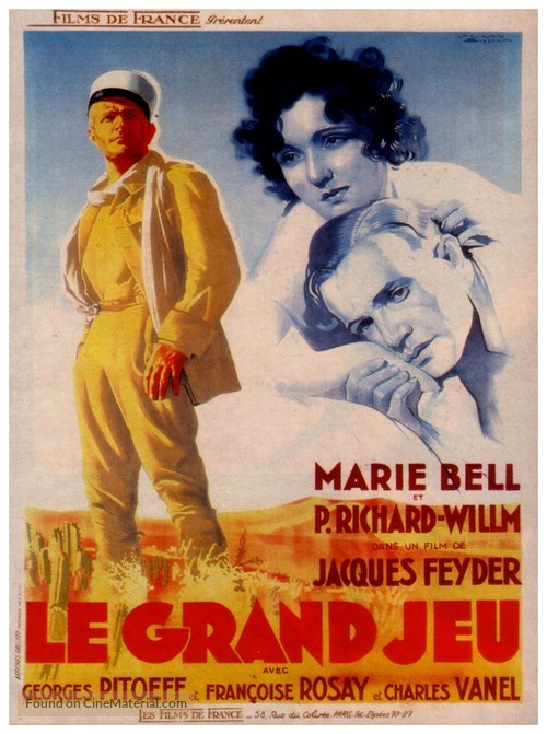 Le grand jeu - French Movie Poster