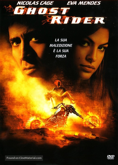 Ghost Rider - Italian DVD movie cover