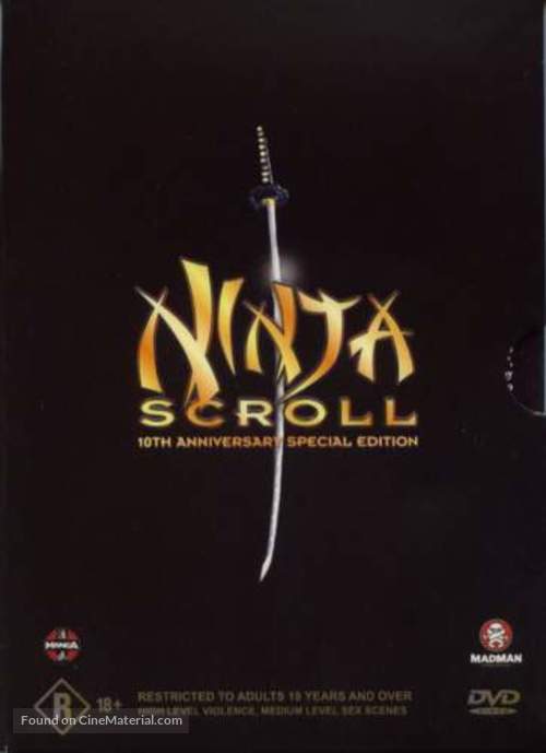 Ninja Scroll - Australian DVD movie cover