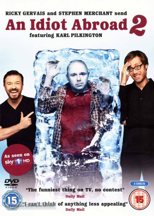 &quot;An Idiot Abroad&quot; - British DVD movie cover