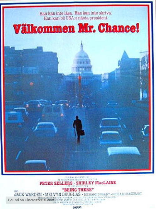 Being There - Swedish Movie Poster