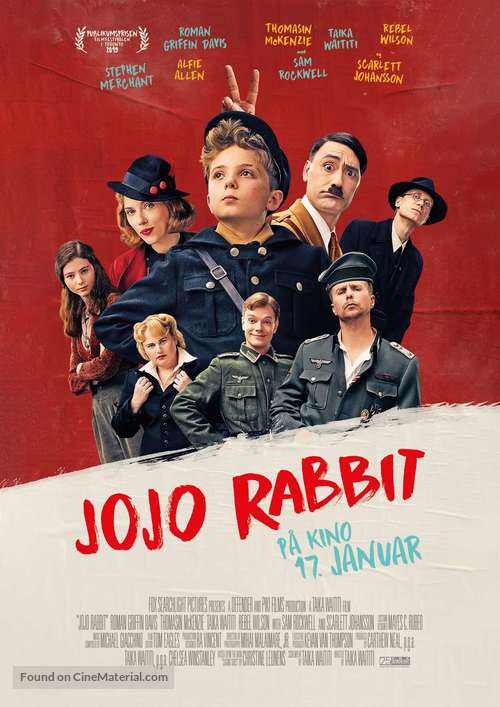 Jojo Rabbit - Norwegian Movie Poster