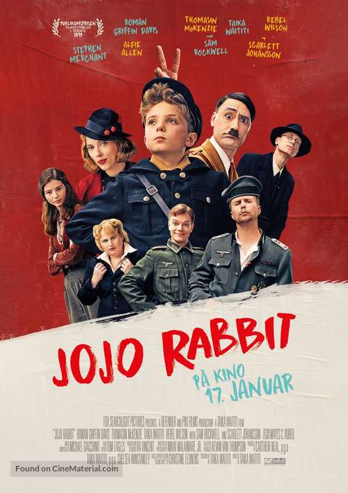 Jojo Rabbit - Norwegian Movie Poster