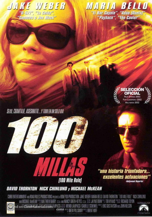 100 Mile Rule - Spanish Movie Cover