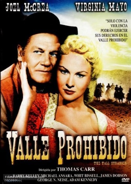 The Tall Stranger - Spanish DVD movie cover