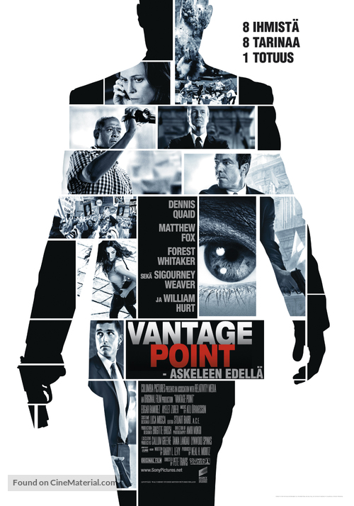 Vantage Point - Finnish Movie Poster