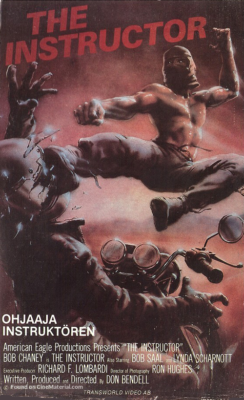 The Instructor - Finnish VHS movie cover
