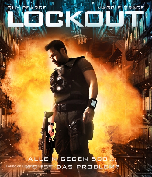 Lockout - German Blu-Ray movie cover