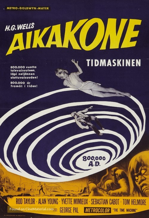The Time Machine - Finnish Movie Poster