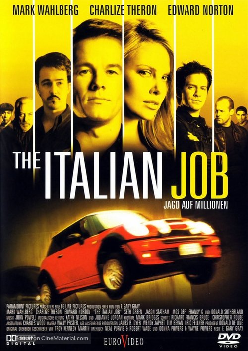 The Italian Job - German DVD movie cover