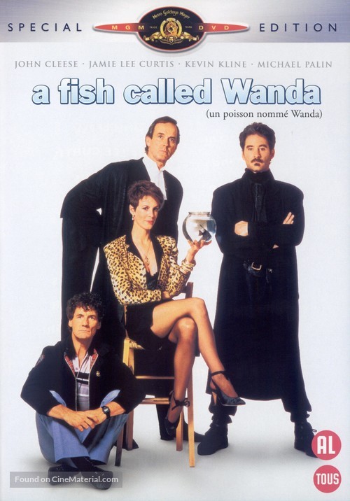 A Fish Called Wanda - Dutch DVD movie cover