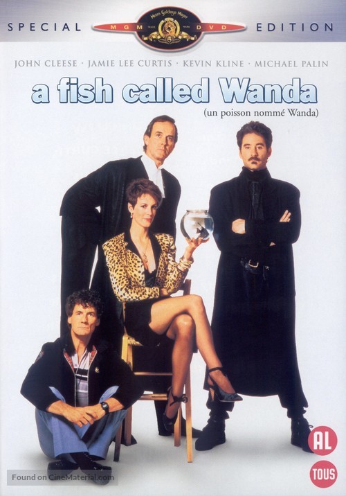 A Fish Called Wanda - Dutch DVD movie cover