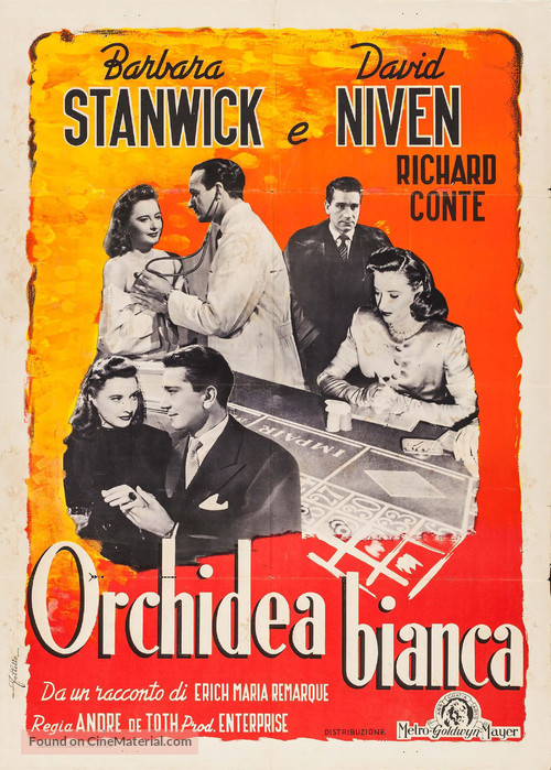 The Other Love - Italian Movie Poster