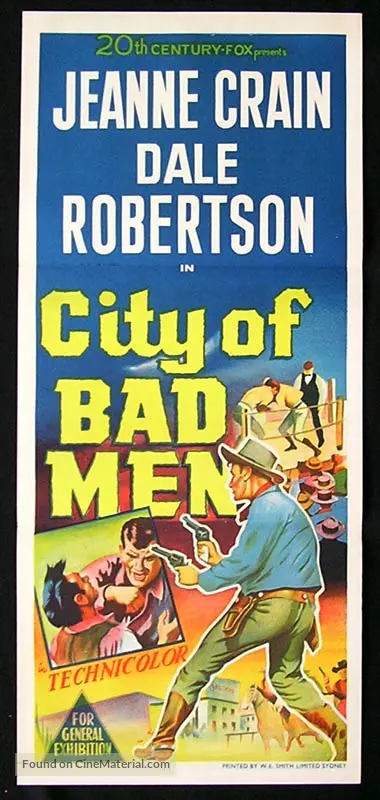 City of Bad Men - Australian Movie Poster