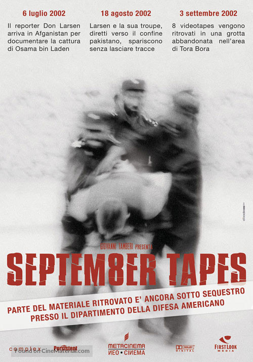 September Tapes - Italian poster