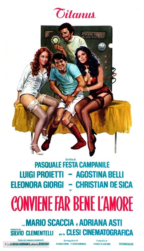 Conviene far bene l&#039;amore - Italian Movie Poster