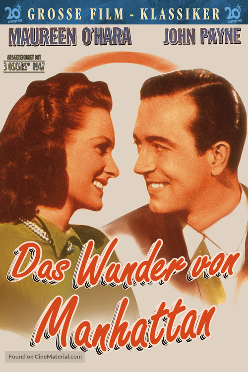Miracle on 34th Street - German Movie Poster