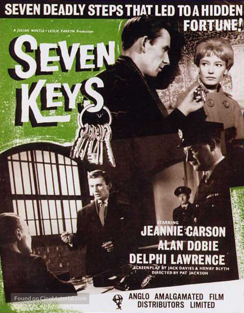 Seven Keys - British Movie Poster