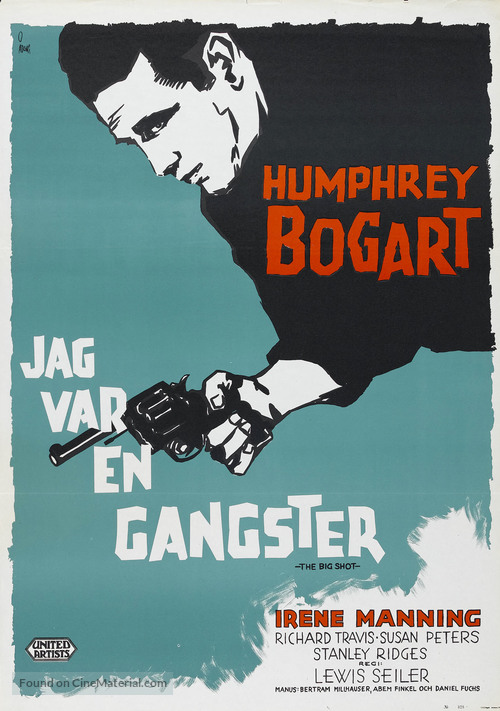 The Big Shot - Swedish Movie Poster