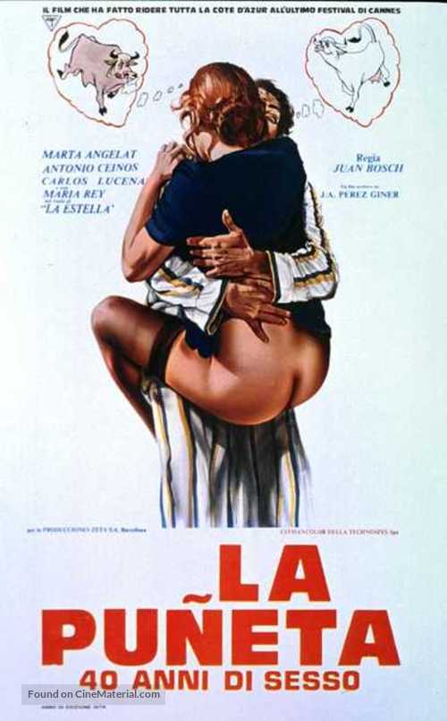 Cuarenta a&ntilde;os sin sexo - Italian Movie Poster