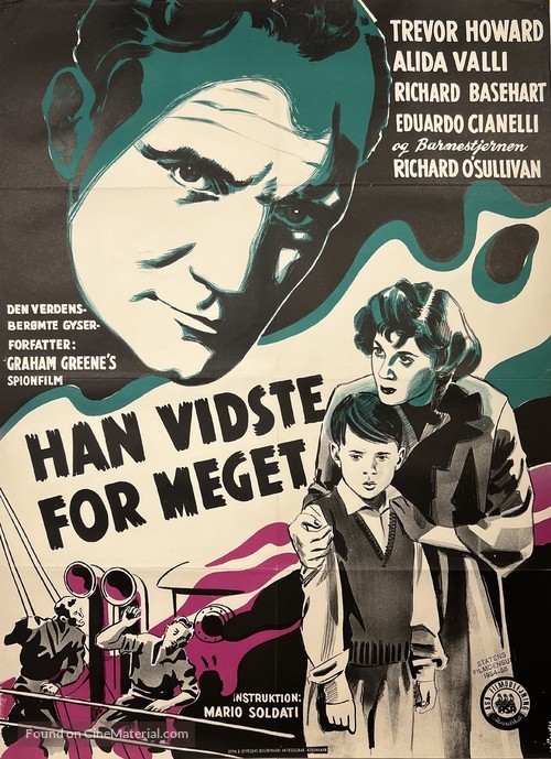 La mano dello straniero - Danish Movie Poster