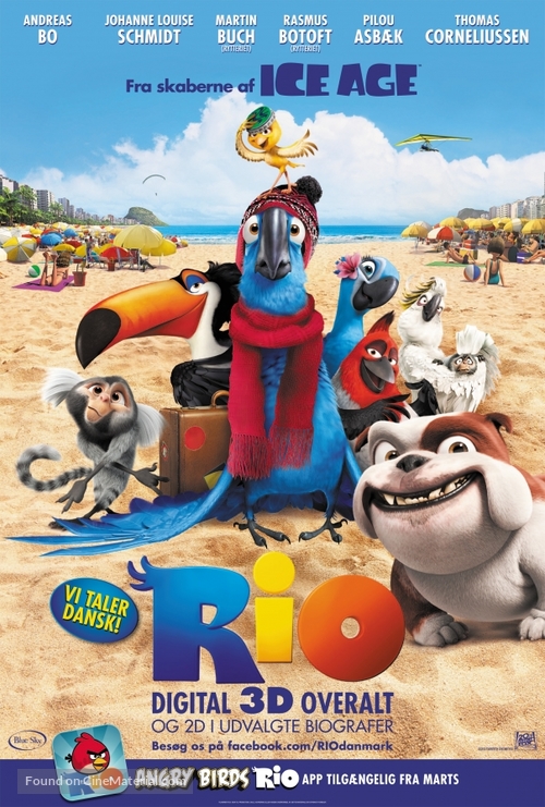Rio - Danish Movie Poster