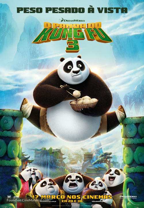 Kung Fu Panda 3 - Portuguese Movie Poster