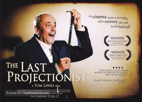 The Last Projectionist - British Movie Poster