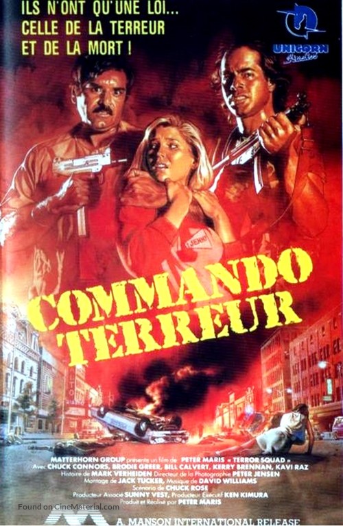 Terror Squad - French VHS movie cover