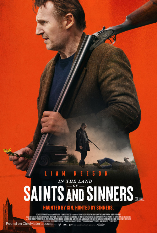 In the Land of Saints and Sinners (2023) British movie poster