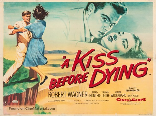 A Kiss Before Dying - British Movie Poster