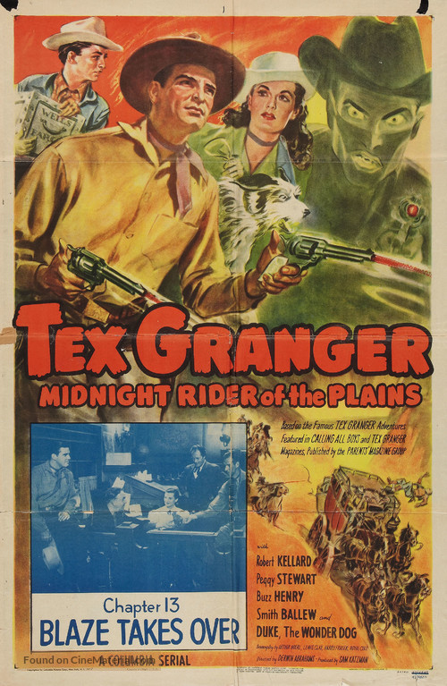 Tex Granger, Midnight Rider of the Plains - Movie Poster