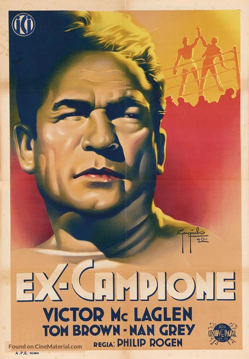 Ex-Champ - Italian Movie Poster