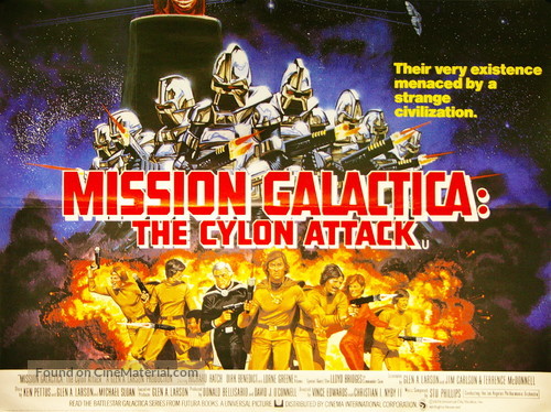 Mission Galactica: The Cylon Attack - British Movie Poster