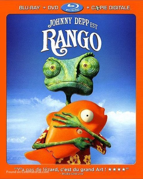 Rango - French Blu-Ray movie cover