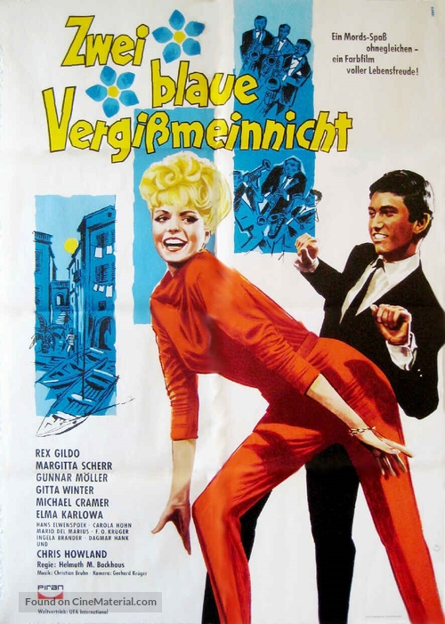 Zwei blaue Vergissmeinnicht - German Movie Poster